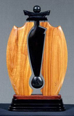 Appraisal: Michael Costello sculpture Willis Virginia th century kinetic pendulum abstract