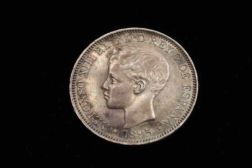 Appraisal: COIN - Isla De Puerto Rico peso silver coin Alfonso