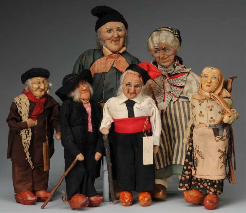 Appraisal: Lot of Bernard Ravca Dolls Description France USA Ca s