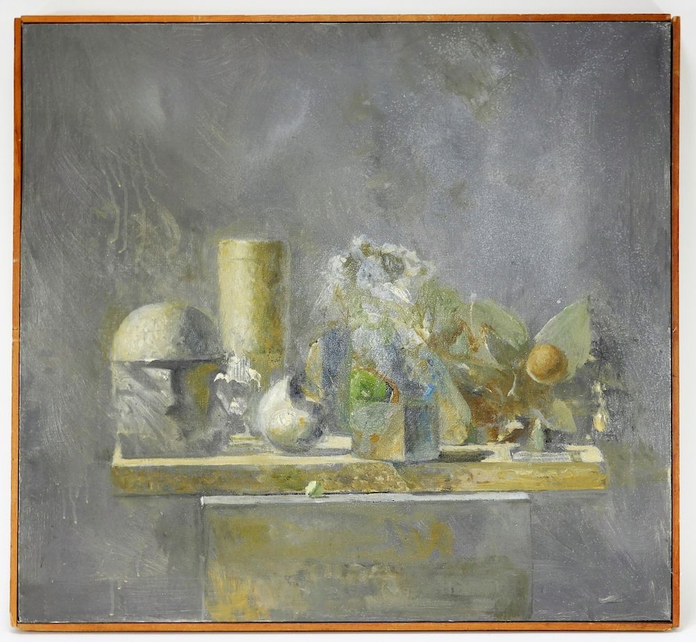 Appraisal: Bernard Myers O C Modernist Still Life Painting Bernard Myers