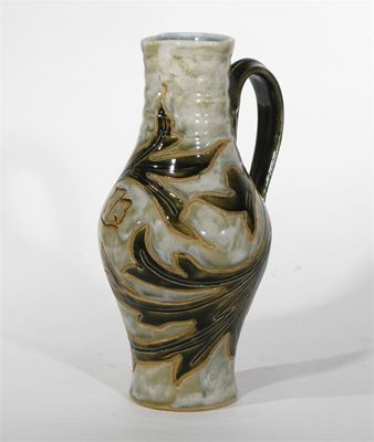 Appraisal: A Royal Doulton stoneware ewer by Mark V Marshall incised