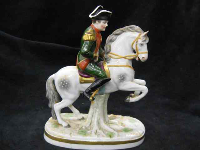 Appraisal: German Porcelain Figurine of Napoleonon horseback ''