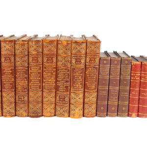 Appraisal: Literature Eleven Decorative Volumes Comprising Masters in Art and Bates