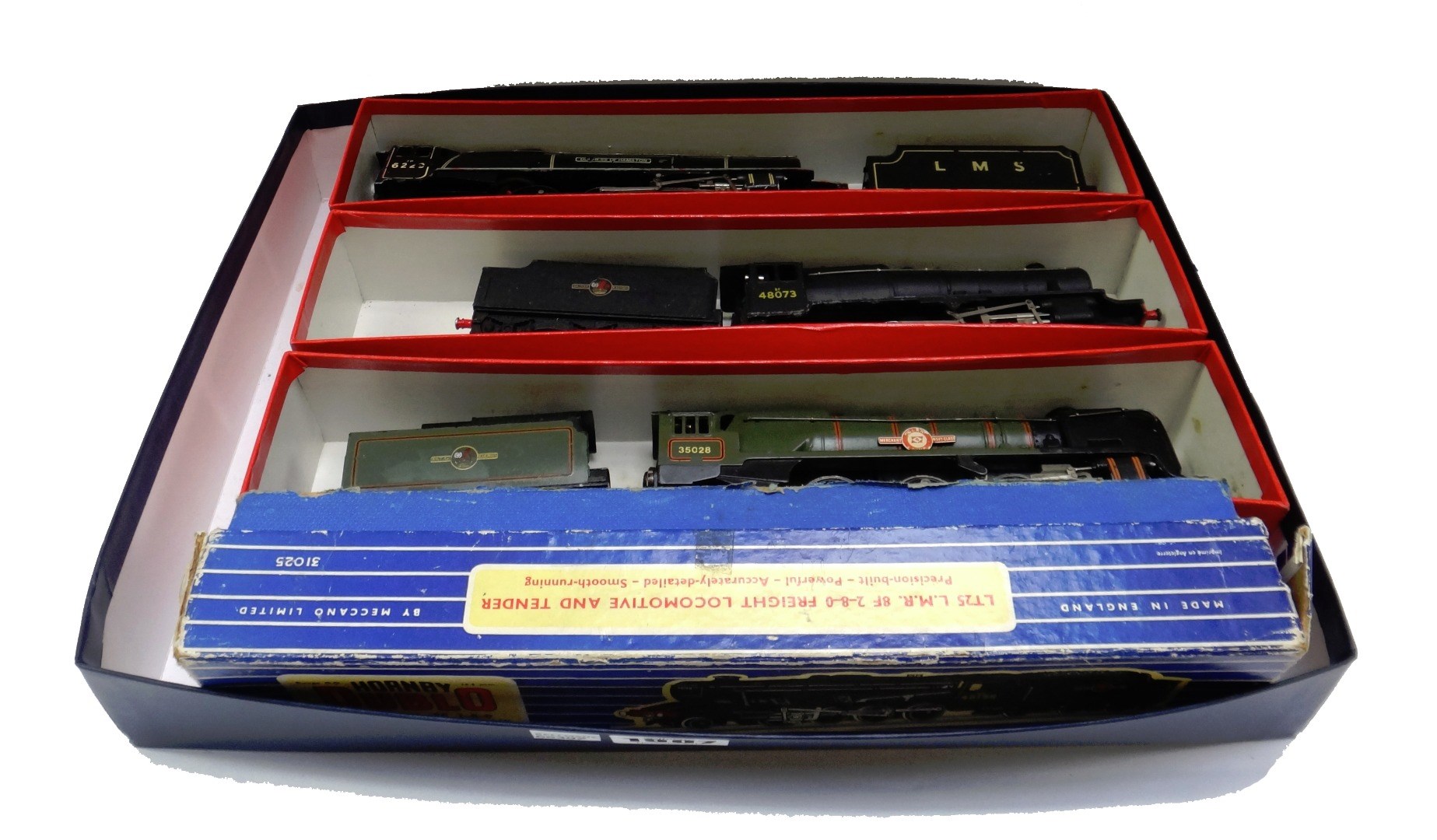 Appraisal: Four Hornby OO gauge locomotives and tenders comprising BR Merchant