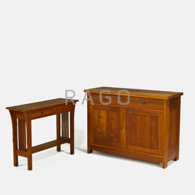 Appraisal: STICKLEY BY E J AUDI Contemporary cherry wood buffet -