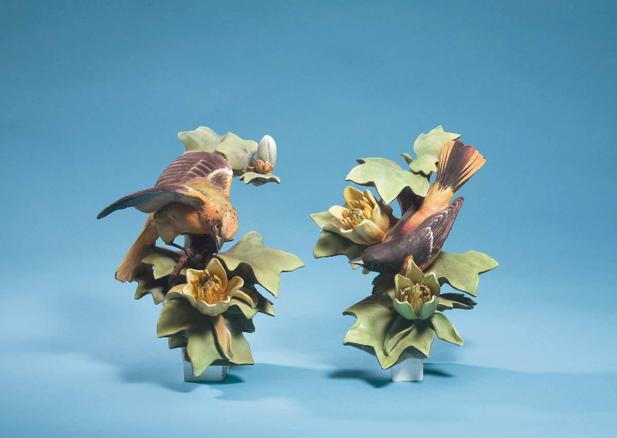 Appraisal: DOROTHY DOUGHTY PAIR OF ROYAL WORCESTER PORCELAIN FIGURES OF quot