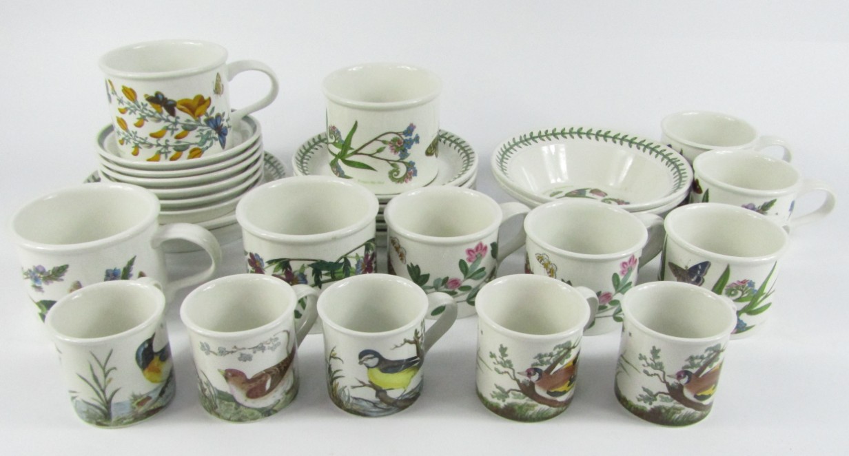 Appraisal: A Portmeirion pottery part tea and coffee service decorated in