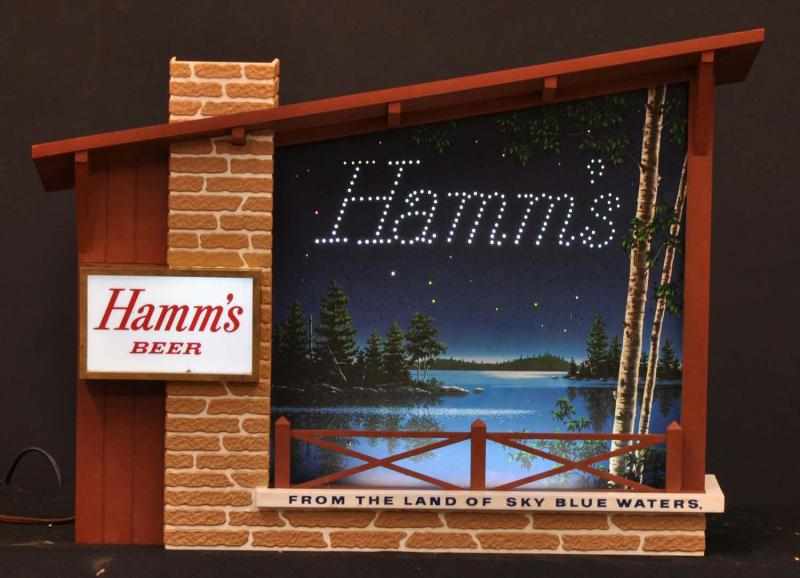 Appraisal: Hamm's Starry Night Neon Sign Description s Theodore Hamm Brewing