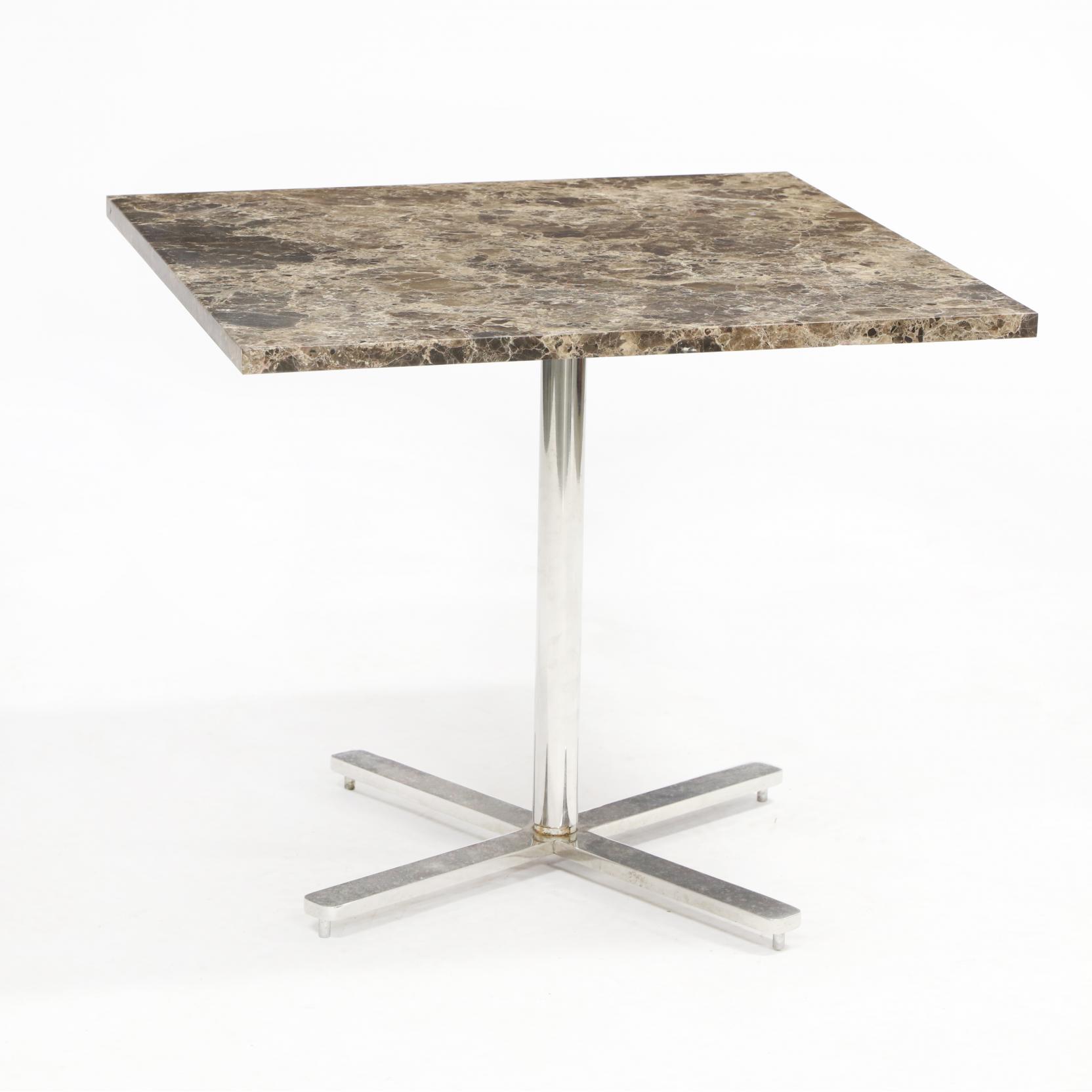 Appraisal: Cumberland Modernist Marble Top Side Table late th century 'x'