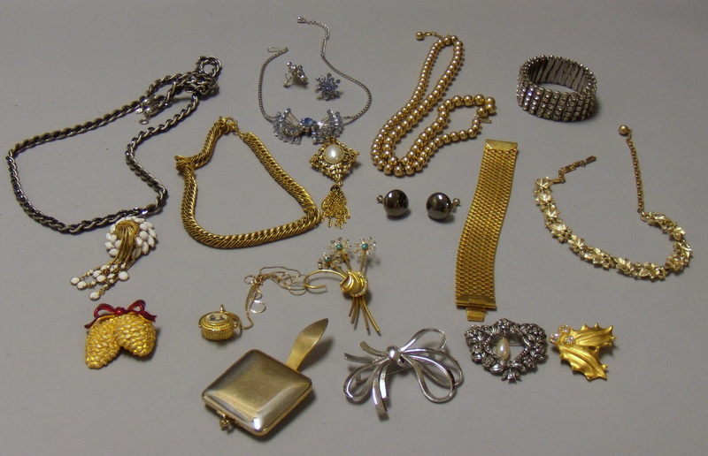 Appraisal: Group of Assorted Mostly Signed Costume Jewelry including Monet Trifari