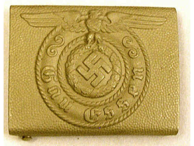 Appraisal: Nazi political leader's buckle Gau Essen marked very very rare