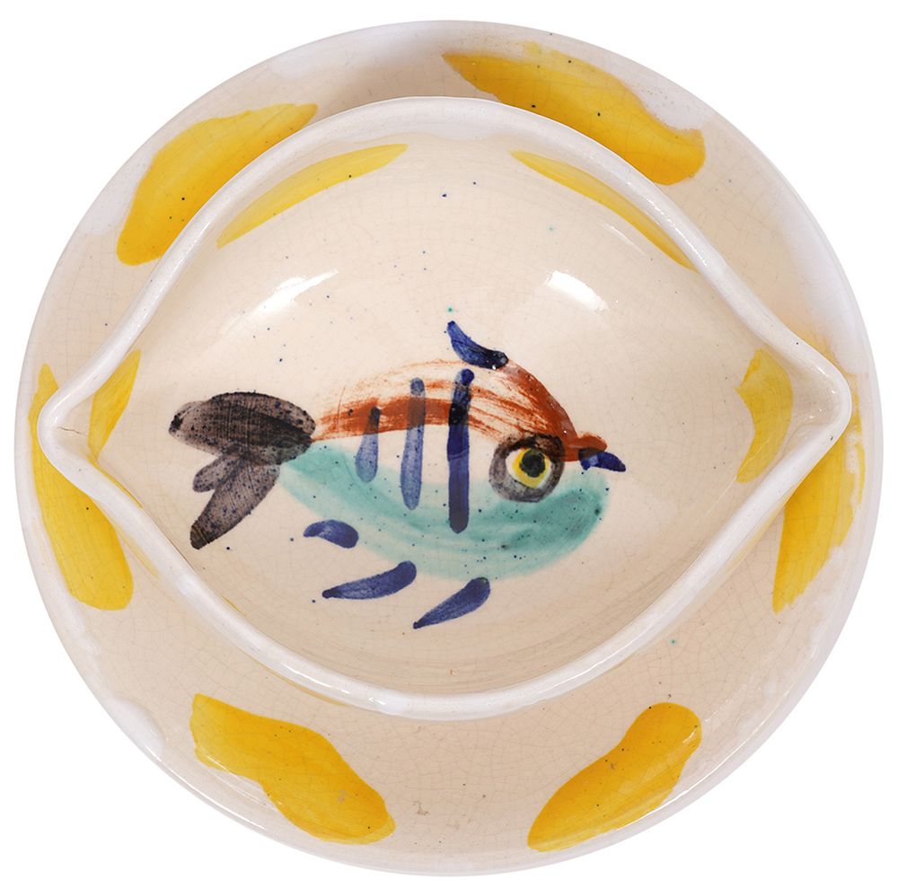 Appraisal: Picasso Sauce Boat From Terre de Faience Service Pablo Picasso