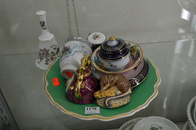 Appraisal: COLLECTION OF ASSORTED PORCELAIN INCL A BESWICK FIGURE WORCESTER EGG