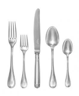 Appraisal: A French Silver-Plate Flatware Service Christofle Paris Malmaison pattern comprising