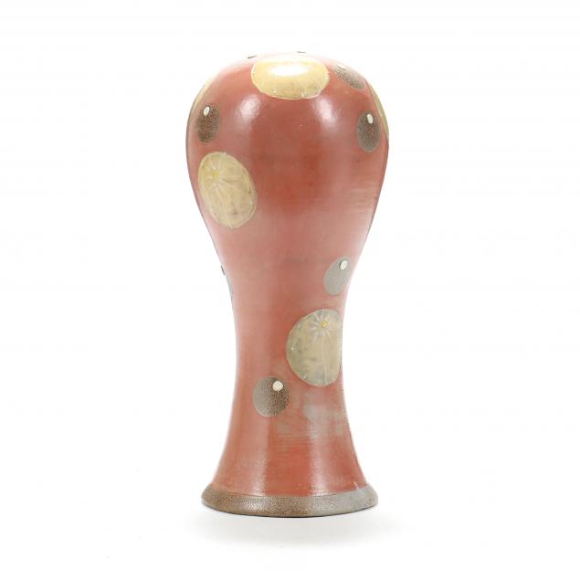 Appraisal: MARK HEWITT POTTERY TALL PILLAR STAMPED S STILLMAN BROWNING-HOWE Probably