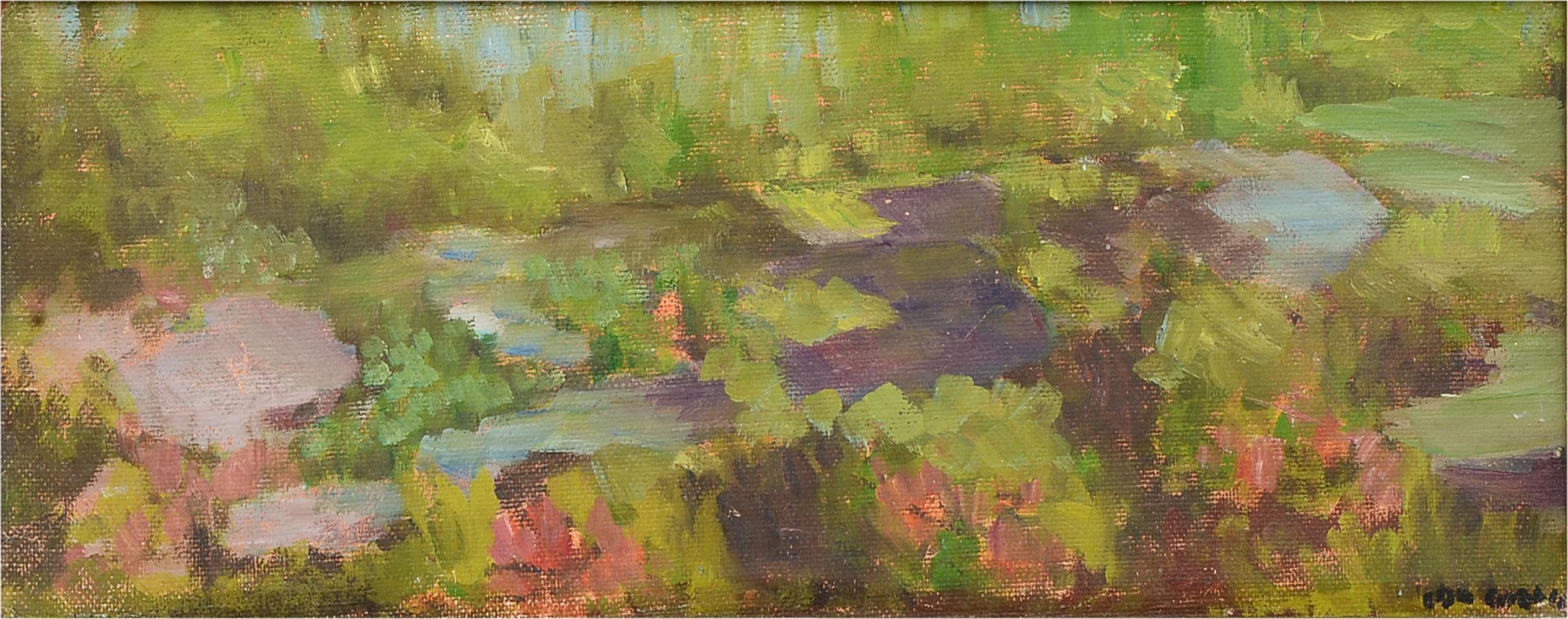 Appraisal: GORDON Ida American - ''Lily Pond'' Brown County Indiana Oil