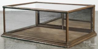 Appraisal: Country store counter top display case ca nickel clad ''