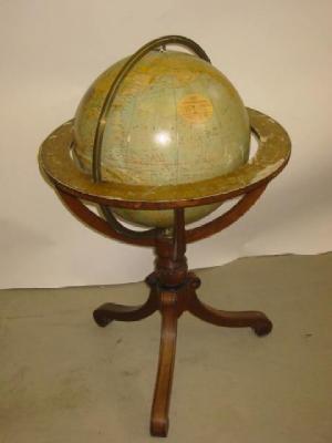 Appraisal: A TERRESTRIAL GLOBE comprising a th century Phillips globe on