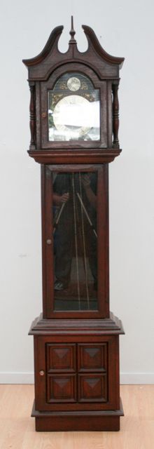 Appraisal: A th century Continental style longcase clock cms wide cms