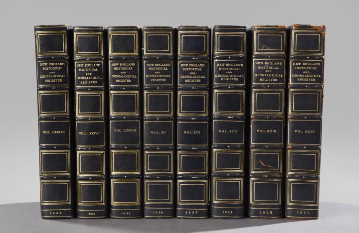 Appraisal: Eight-Volume Set of the New York Historical Genealogical Register -