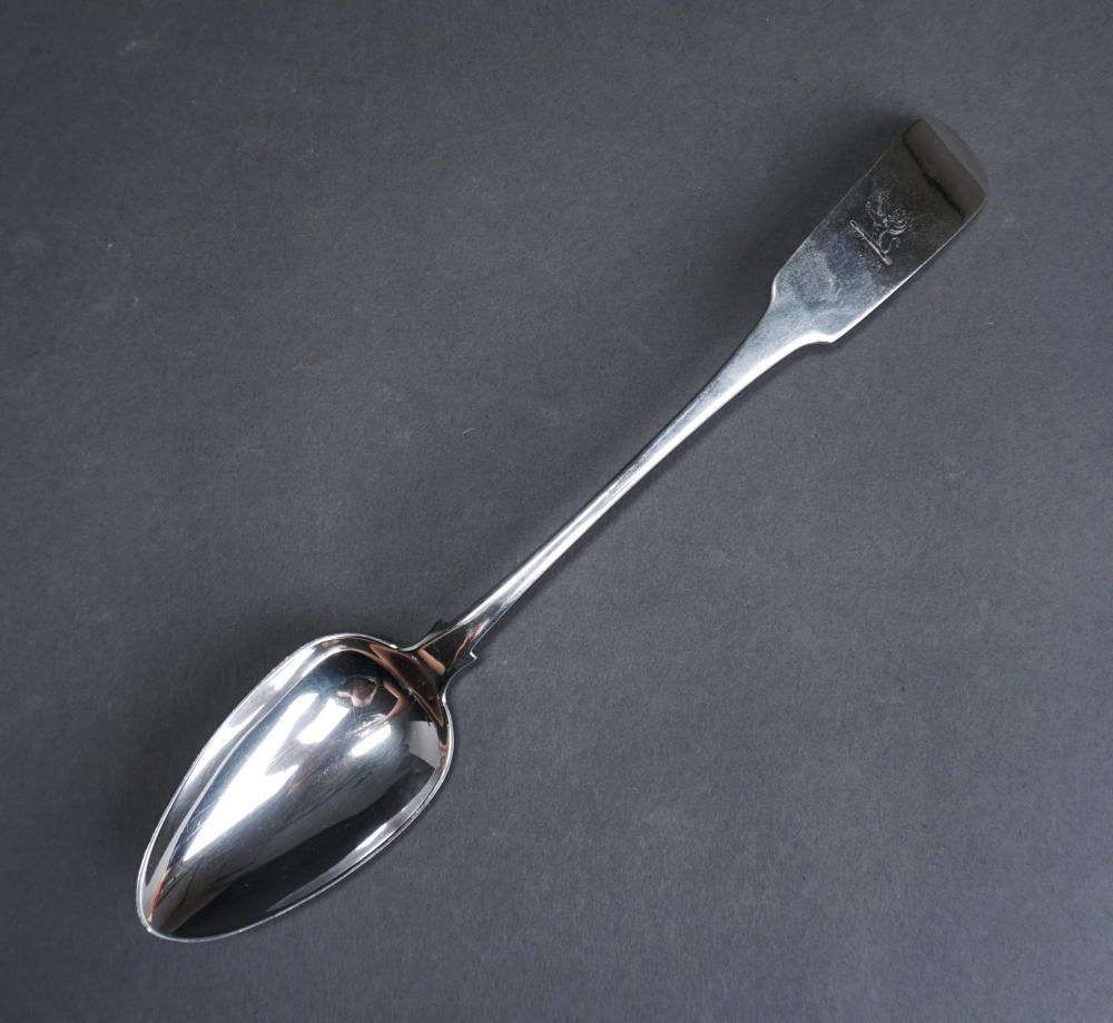 Appraisal: IRISH STERLING SILVER STUFFING SPOON BY SAMUEL NEVILLE OZTIrish Sterling