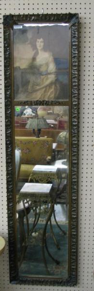 Appraisal: French Style Trumeau Mirror Refinished '' tall and '' wide