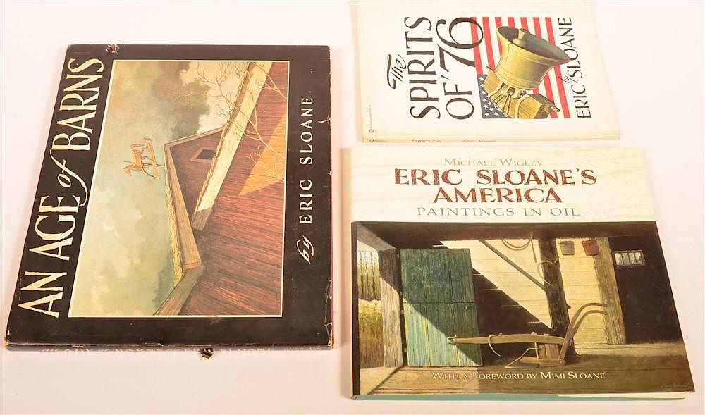 Appraisal: vols Eric Sloane Books Eric Sloane An Age of Barns