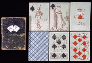 Appraisal: Transformation Playing Cards Probably by Davluy Bruges ca Box not