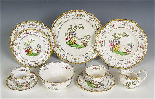 Appraisal: SPODE CHINA IN THE ''CHELSEA'' PATTERN Circa early 's Made