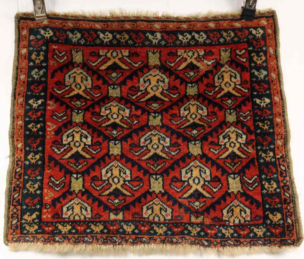 Appraisal: SHIRVAN BAG - Antique East Caucasus Shirvan bag ca Red