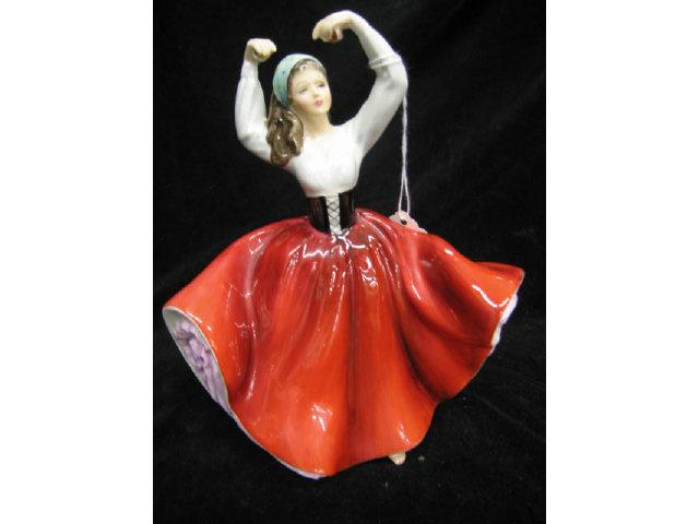 Appraisal: Royal Doulton Figurine Karen HN- dancer in red dress