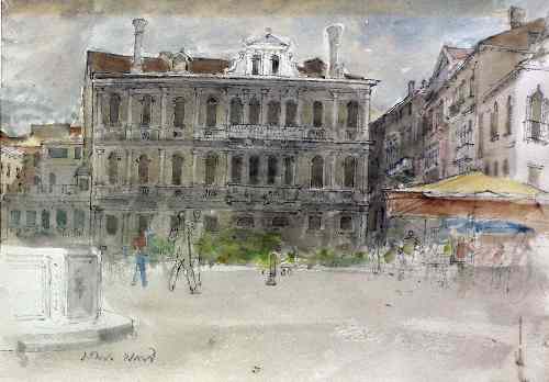 Appraisal: John Stanton Ward - - Pencil and watercolour - 'Campo