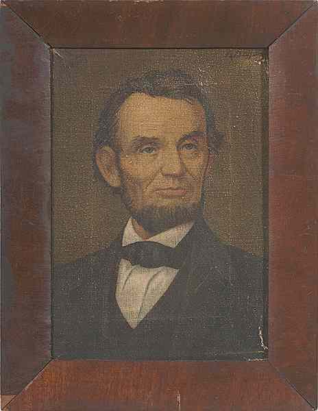 Appraisal: Three Fine Abraham Lincoln Prints Lot of including chromolithograph on