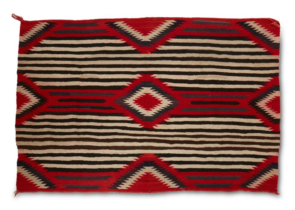 Appraisal: A Navajo Third Phase-style blanket th century Dine Woven in