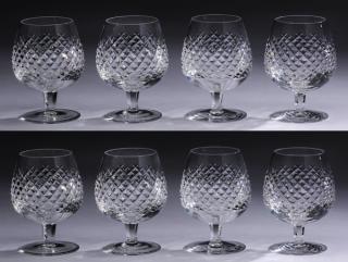 Appraisal: Waterford crystal 'Alana' brandy snifters h Set of Waterford crystal