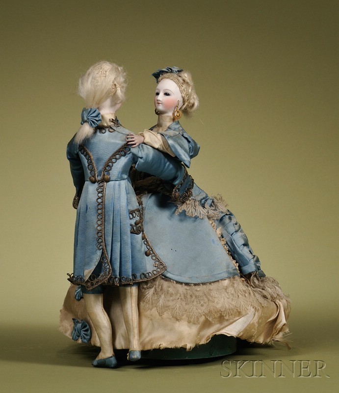 Appraisal: Vichy Waltzing Couple Musical Automaton France c each figure with