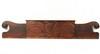 Appraisal: BACKSPLASH - Classical period mahogany backsplash with central low relief