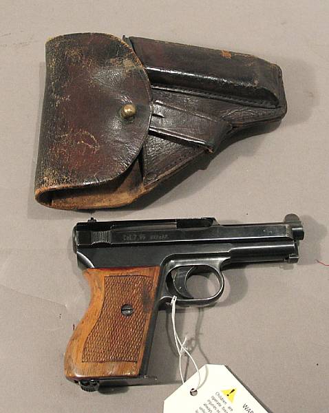 Appraisal: A Mauser Model Kriegsmarine semi-automatic pistol Serial no mm Blued