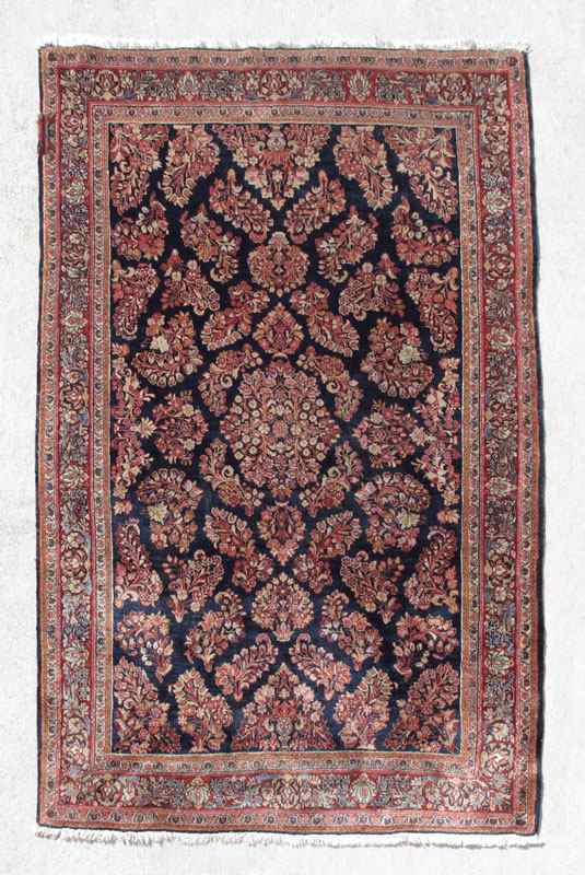 Appraisal: ANTIQUE PERSIAN SAROUK HAND KNOTTED WOOL RUG ' '' x