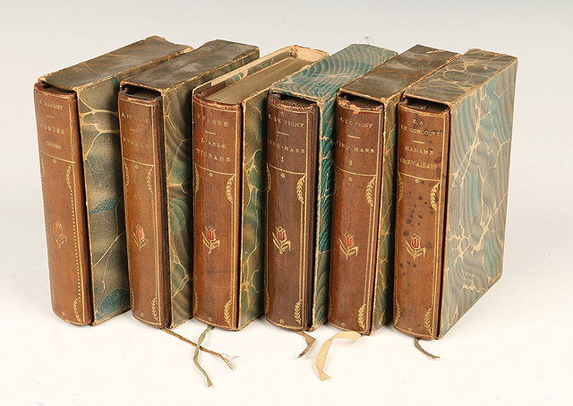 Appraisal: DE VIGNY Alfred volumes of work Petite Bibliotheque Charpentier Paris