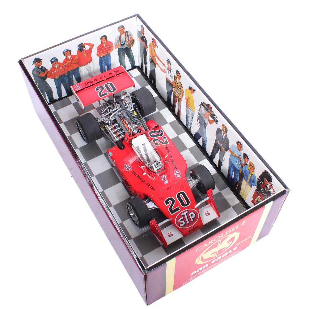 Appraisal: GORDON JOHNCOCK INDY WINNER CAROUSEL DIECAST CAR H X W