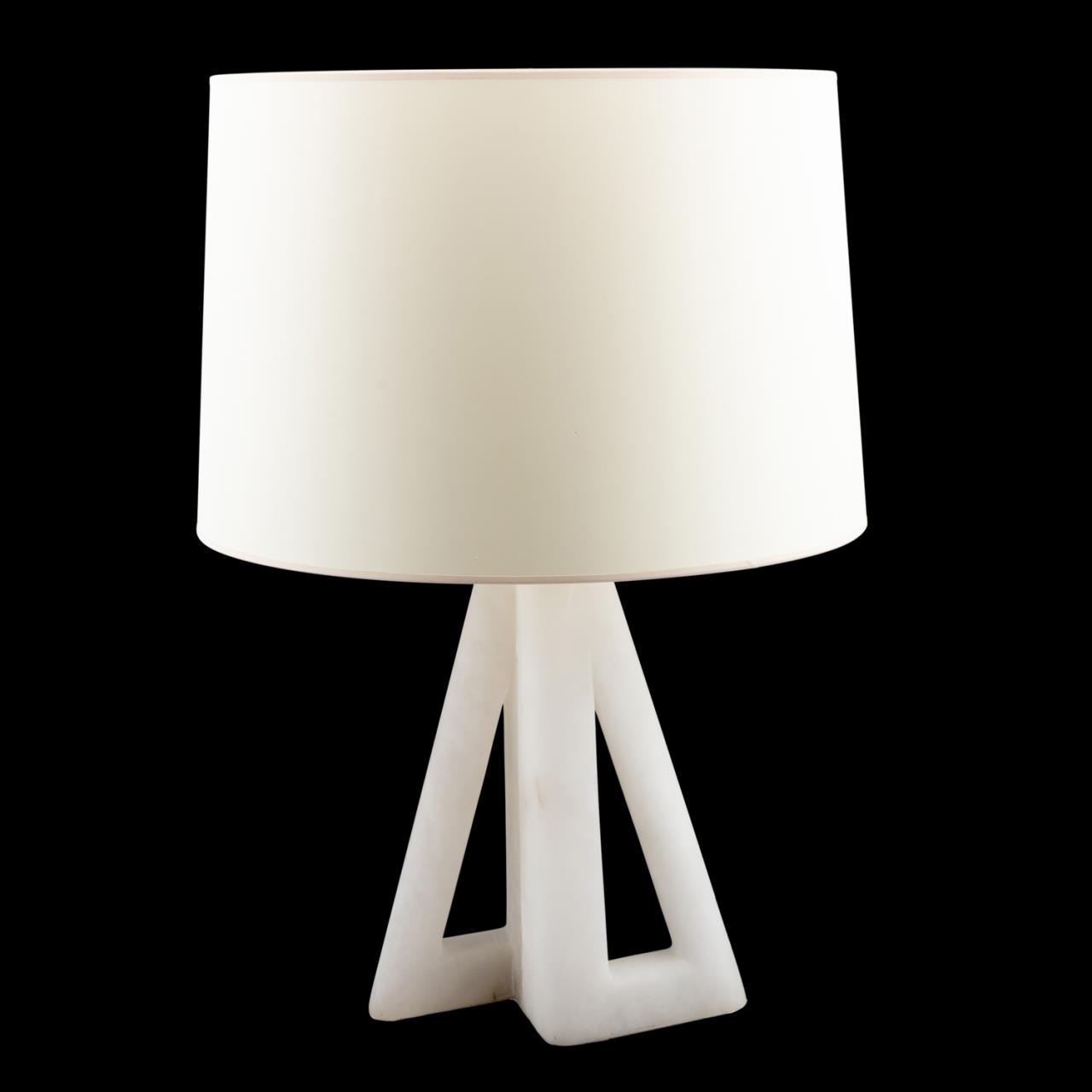 Appraisal: VISUAL COMFORT YUMEKO MODERN ALABASTER LAMP Visual Comfort Co American