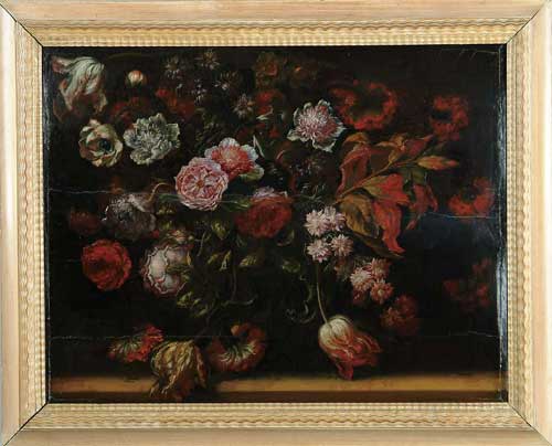 Appraisal: UNSIGNED Dutch Flemish th th Century OLD MASTER STILL LIFE