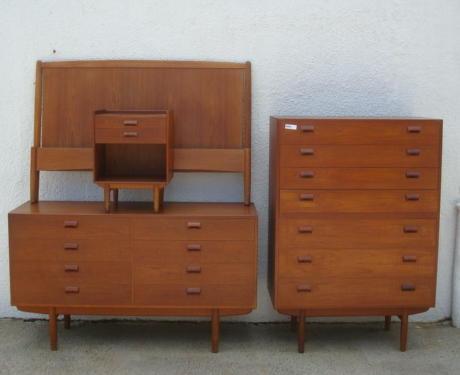 Appraisal: Piece Danish Modern Bed Set Midcentury From a Larchmont home