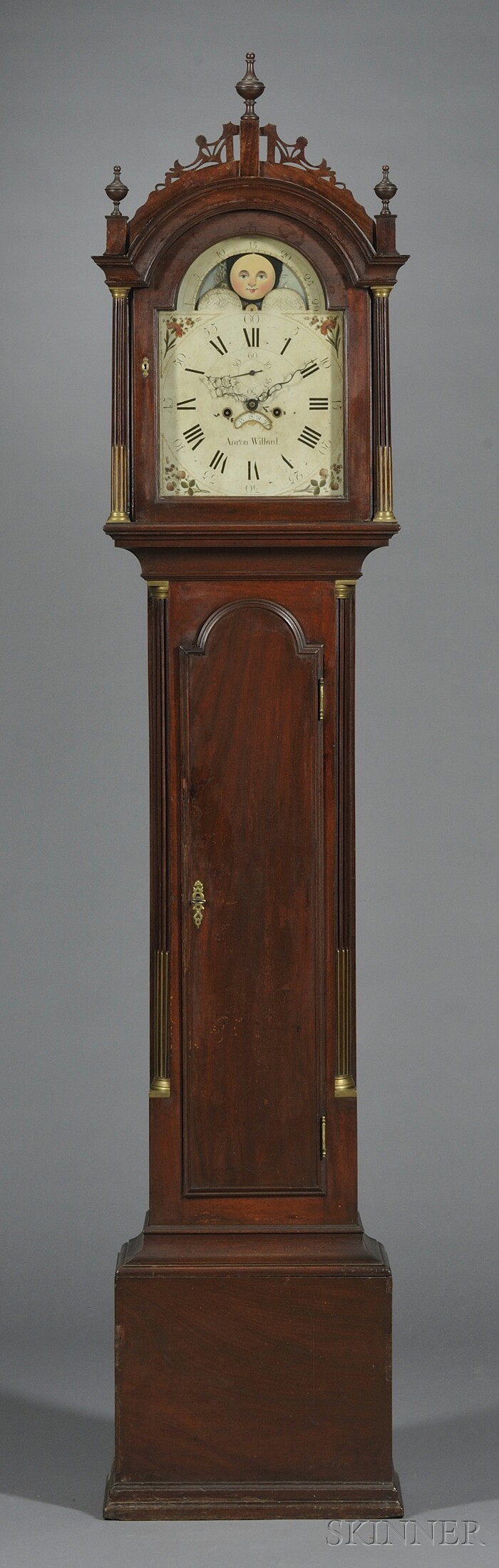 Appraisal: Aaron Willard Mahogany Tall Clock Boston Massachusetts c the case