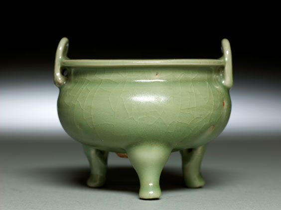 Appraisal: RARE CHINESE SONG YUAN CELADON CENSER Rare Chinese Southern Song