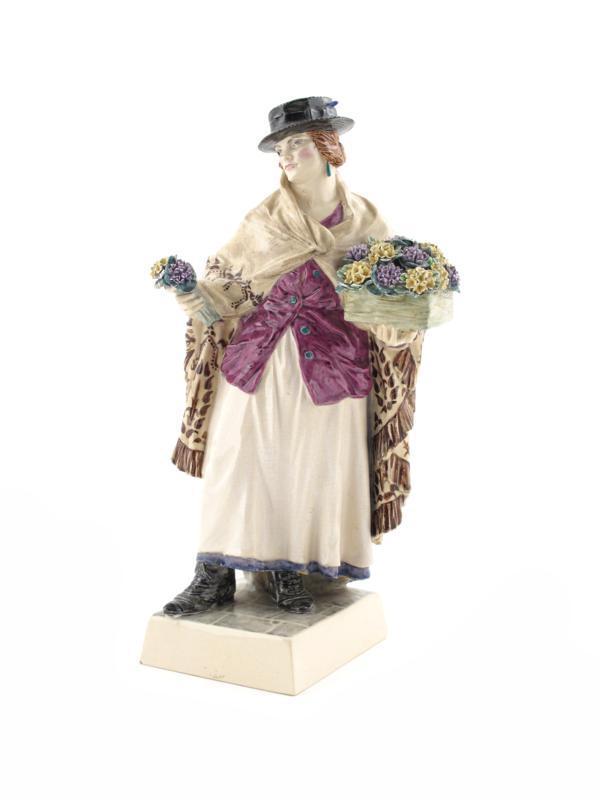 Appraisal: The Shawl a Charles Vyse Pottery figure