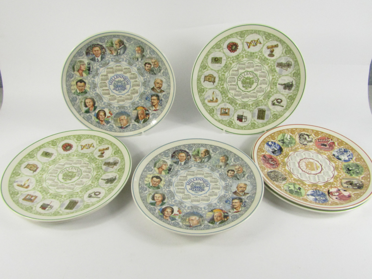 Appraisal: Wedgwood porcelain calendar plates - boxed