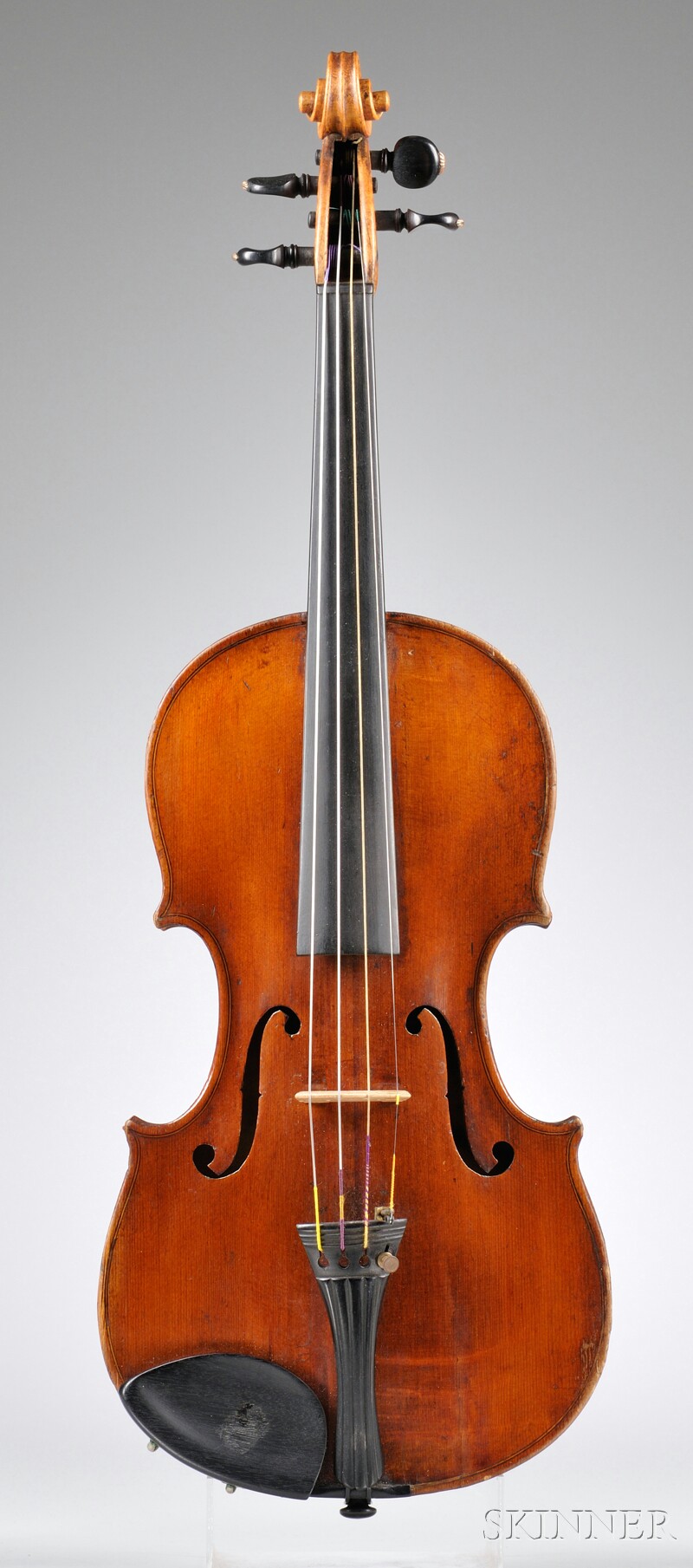 Appraisal: German Violin c labeled AMATI length of back mm with