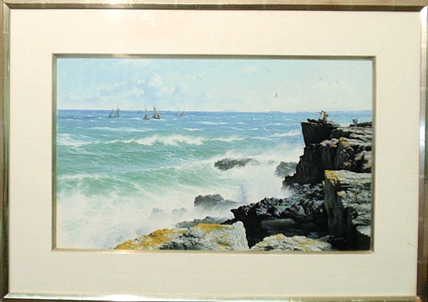 Appraisal: - Groves John Michael b framed and matted watercolor painting